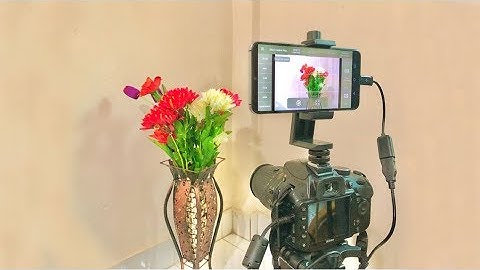 Turn android phone into DSLR screen & monitor | use smartphone as camera monitor