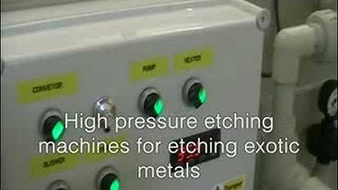 Masteretch | Titanium etching machine