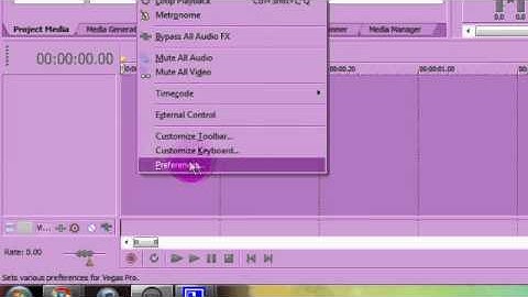 Sony Vegas Tutorial ll Change Timeline placement in Sony Vegas