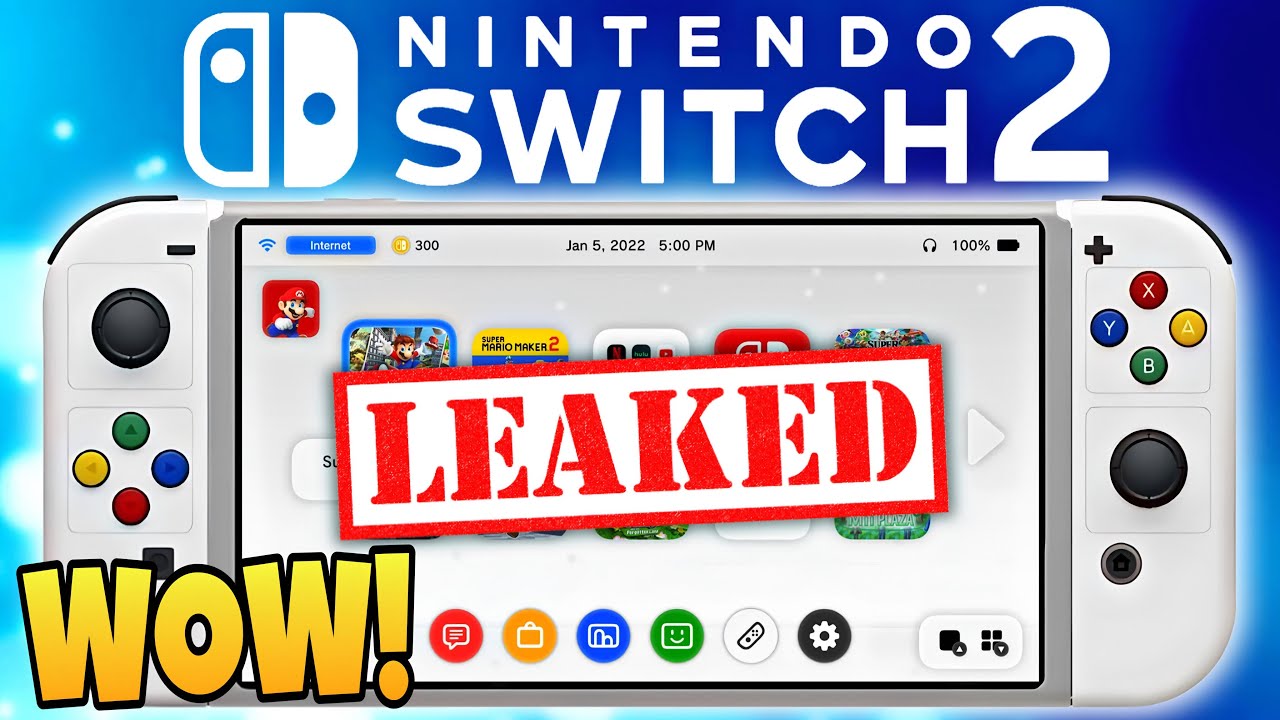 Big Nintendo Switch 2 Name and Launch Time Leak Just Appeared! - YouTube