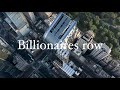 Billionaires row, Midtown New York. NYC drone