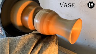 How to turn a vase out of beech-wood