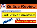 Civil service exam reviewer general information part 1 2024