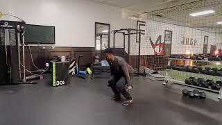 DB Squat Jump Repeat