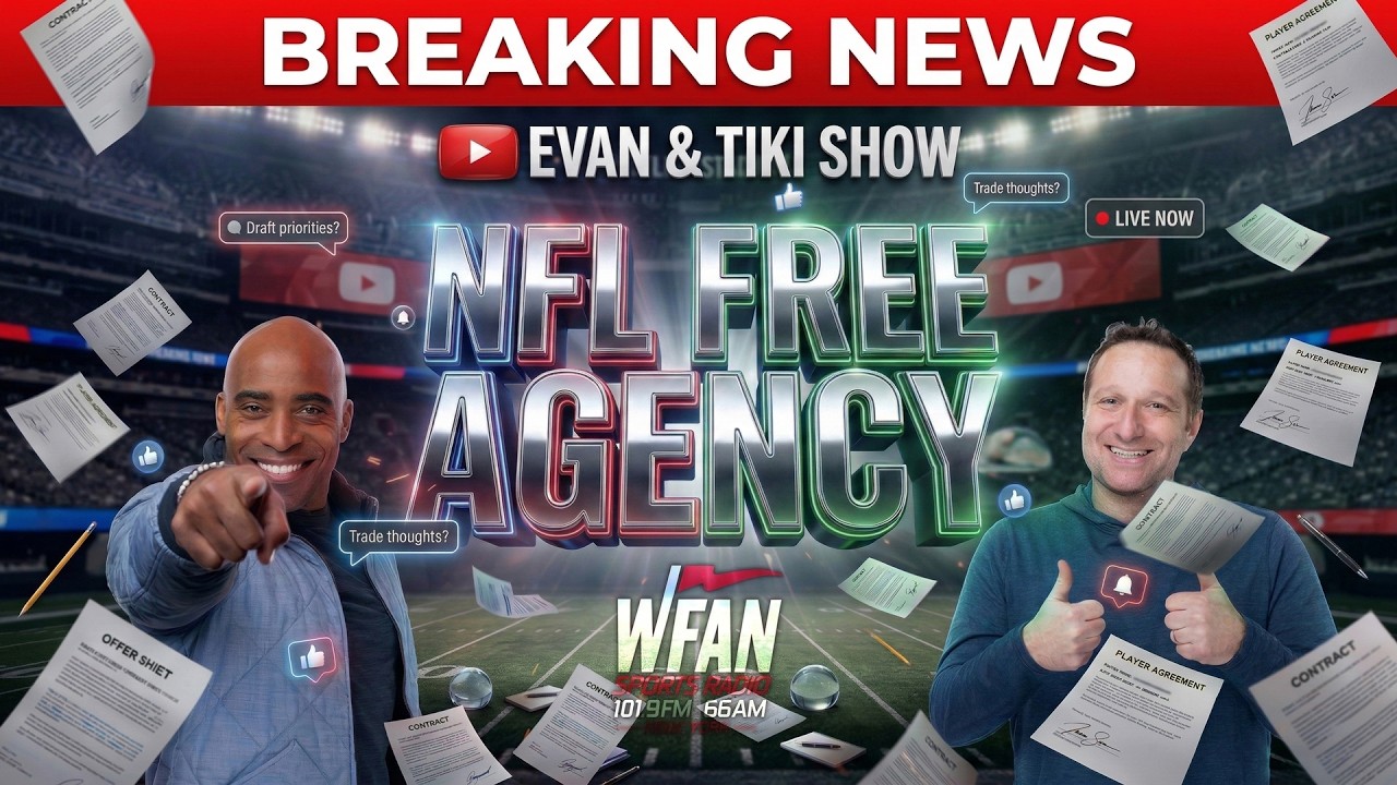 Evan & Tiki LIVE: NFL Free Agency Begins, WBC Underway & Evan Returns from Mets Camp