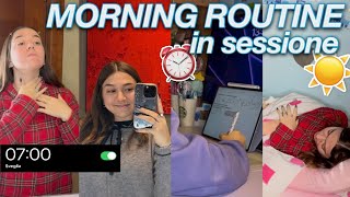 Morning Routine In Sessione Uni