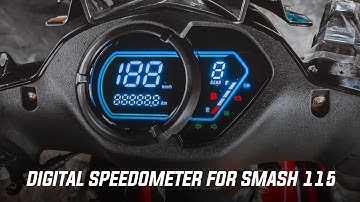 Digital Speedometer for SMASH 115 | Raze Motovlog