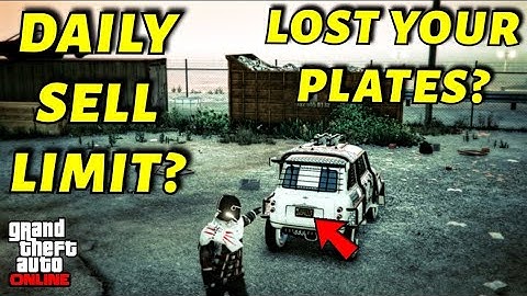 *AVOID* DAILY SELL LIMIT IN GTA 5 ONLINE! KEEP YOUR CUSTOM PLATES IN GTA ONLINE