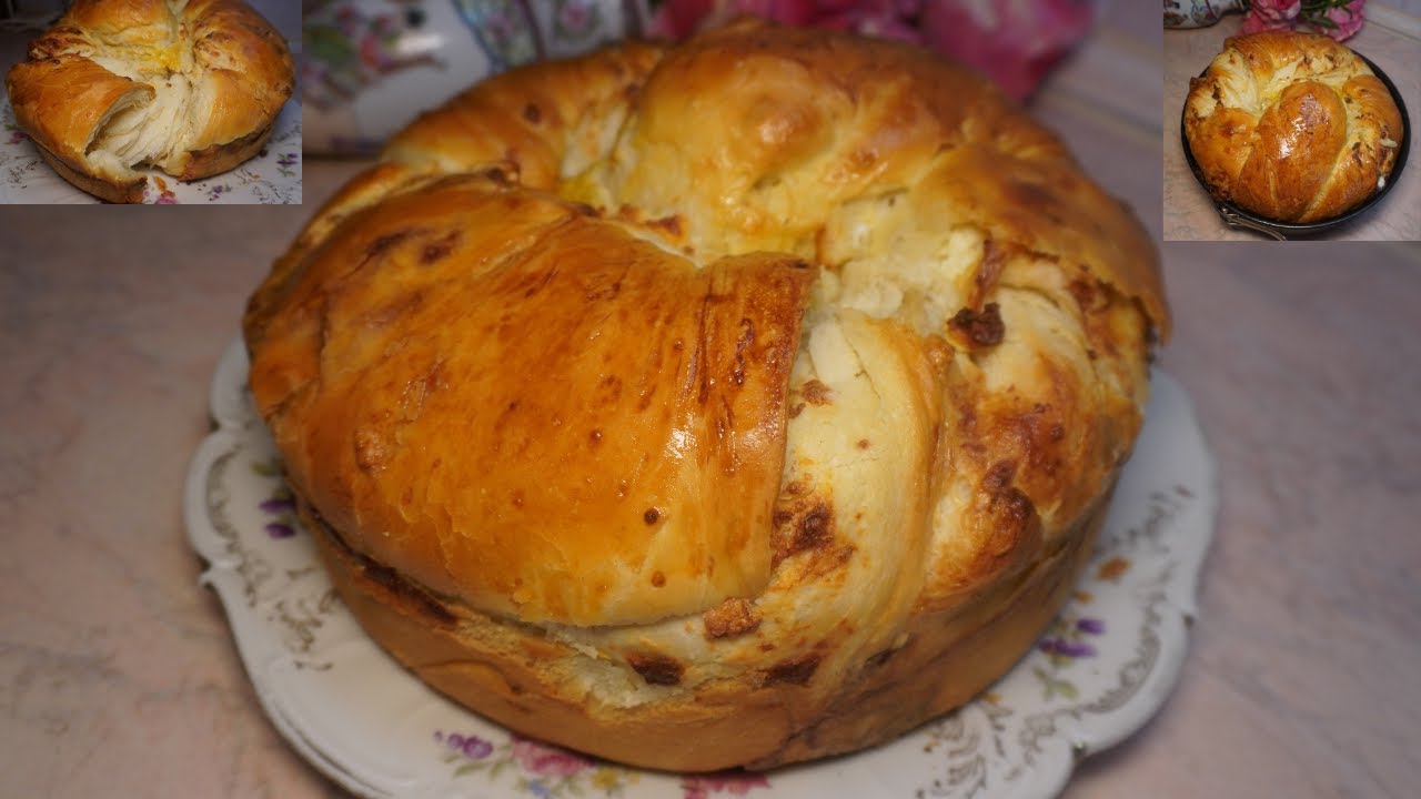 Пухкав тутманик със сирене, вкусотия.