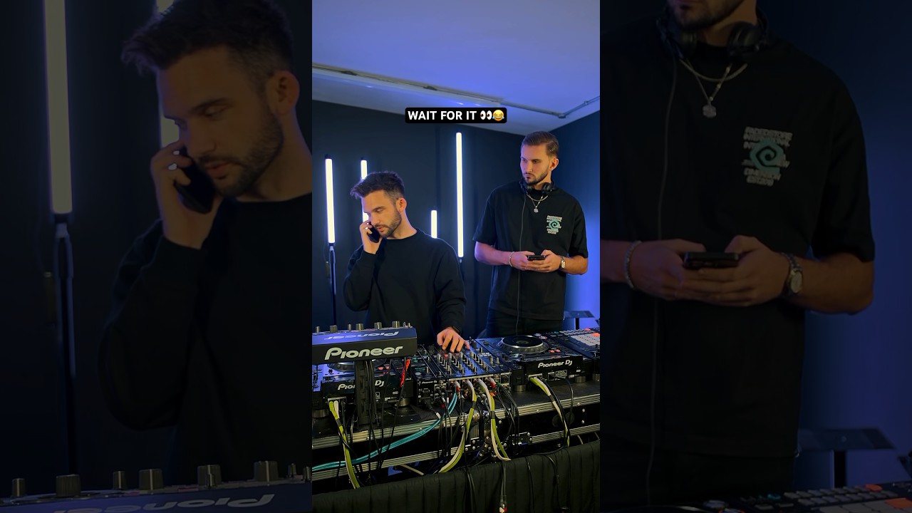 when a label ask you to record a DJ promo video for ur new tech house track 👀😅 