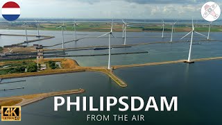 PHILIPSDAM │NETHERLANDS.  Impressive 4K aerial views of the Philipsdam.