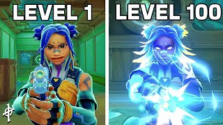 Level 1 Vs Level 100 Neon Movement