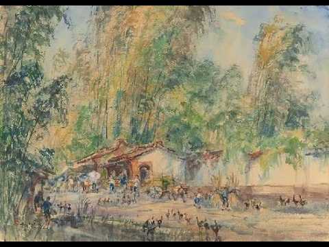 【藝術】藍蔭鼎〈臺灣鄉景〉