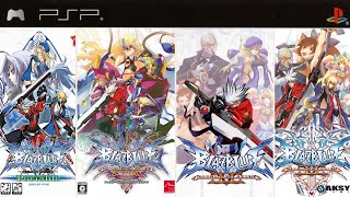 BlazBlue Games for PSP