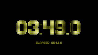 10 minutes and 0 seconds countdown timer with 1 fractional digits accuracy