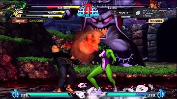 MvC3: DJHUOSHEN vs darksideseem