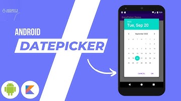 How to Create DatePicker in Android Studio using Kotlin | Android Knowledge