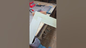 Tips. corner half-lap dovetailed joining wiht one side simple .#woodworking