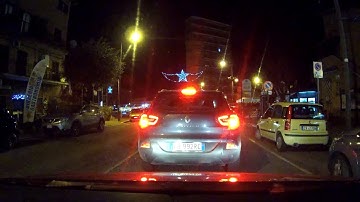 Gitup F1 Video Sample - Driving Test Night