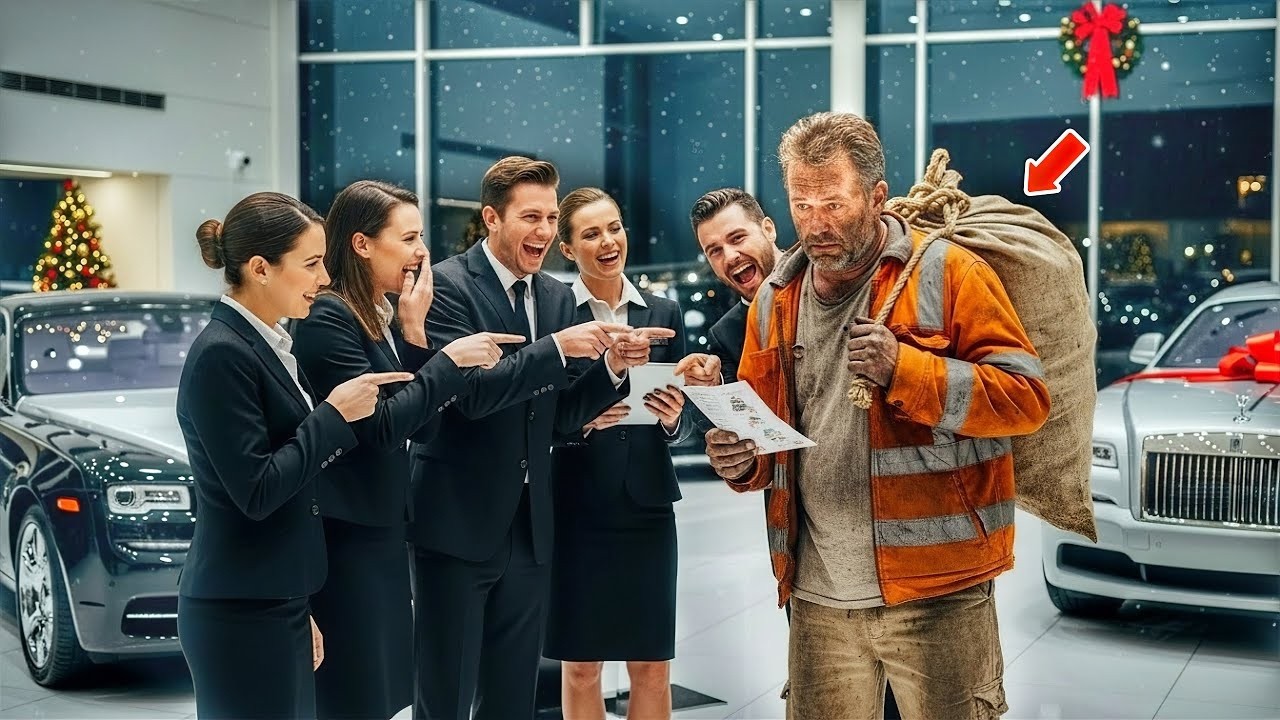 Ich kaufe dieses Auto als Weihnachtsgeschenk für meine Tochter – sie lachten … bis er bar bezahlte.