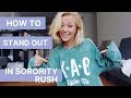 How to stand out in sorority recruitment | Rush tips | Mizzou