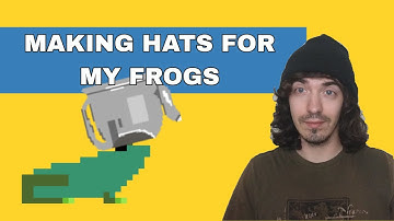Adding hats to my frog desktop app | Frogs in a jar 🐸