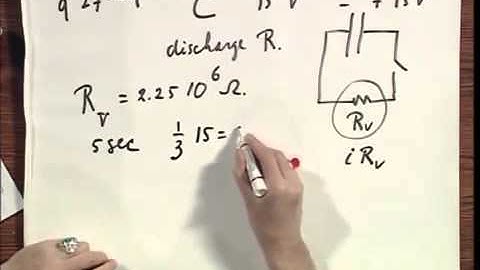 8.02x - Module 04.06 - Discharging a Capacitor.