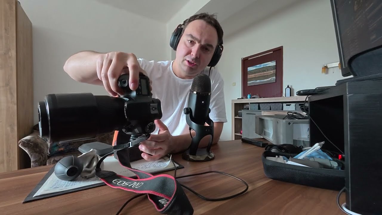 ASMR Čištění Fototechniky  📷 Sony A6400, Canon 70D & Více – Extrémní Relax ASMRCZ K4