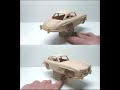 Mercedes Benz 300sl w198 Изготовление модели из дерева в масштабе  1:18  Shorts