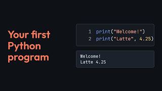 Python print Statement for Beginners: Your First Program (Code Along)