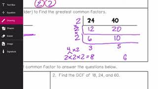 Factors and Multiples Part 2