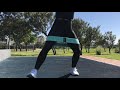 Forward Walk with Resistance Band – Booty Band Exercises – Zaksy.com