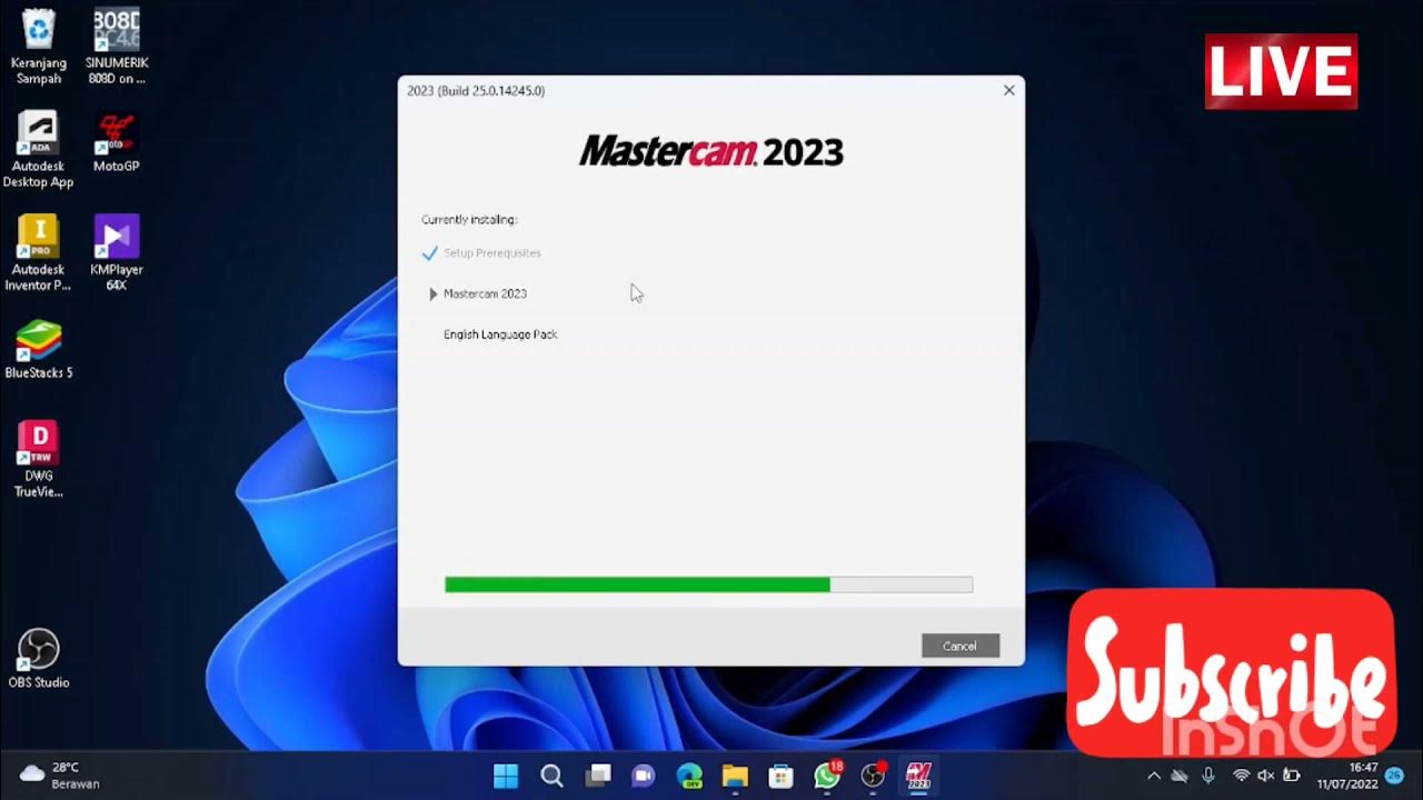 Mastercam on the Cutting Edge: How to Install on Windows 11 - Installing Mastercam