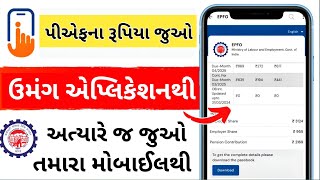 ઉમંગ એપ્લિકેશનથી PF Jova Mate Video | PF Balance Check Karva Mate Su Karvu | PF Balance Check Video