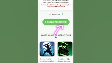 How to download shadow fight 2 mod apk||#shadow #brawlhalla #edit #sf2mod apk#edit #gaming