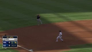 MIL@SD: Rivera ranges, makes the off-balance throw