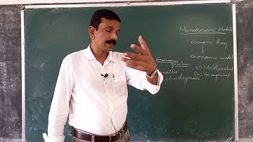 Macroeconomics 2: Model building