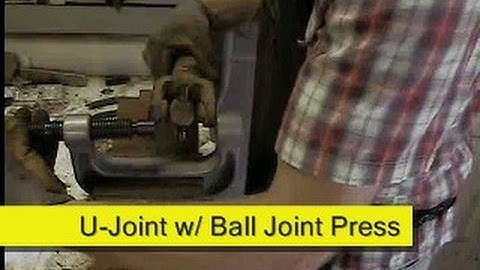 Universal Joint Replacement with a Ball Joint Press