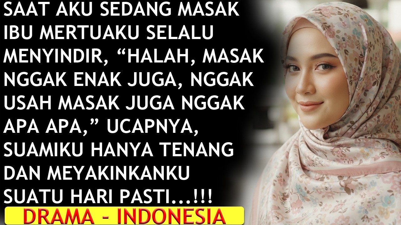 SAAT AKU SEDANG MASAK, IBU MERTUAKU MENYINDIR, TAPI SETELAH DIA TAHU, DIA LAKUKAN INI..