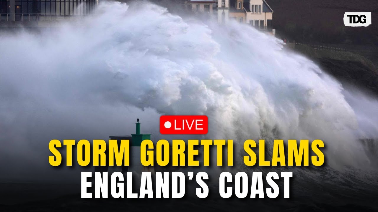 Storm Goretti LIVE: Powerful Storm Goretti Smashes English Coastline, Causing Damage in Folkestone