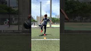 サッカーボールの無重力化 #shorts