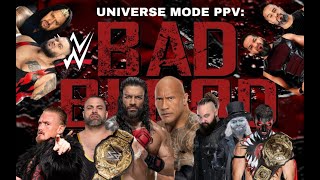 WWE 2K24 UNIVERSE MODE - PPV -  WWE BAD BLOOD