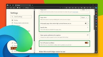Microsoft Edge New Features: Page Colors & Scrollbar Customization | How to
