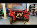 Fire Damaged Ford Fiesta ST 2 Mountune Salvage Rebuild