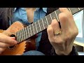Tremolo exercise using neo soul chords - ukulele original