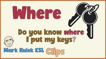 Where? - in town | English Class (clips) - Mark Kulek ESL