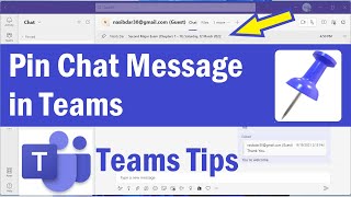 How to Pin a Chat Message in Microsoft Teams | How To Pin Message To Top of Channel in Teams