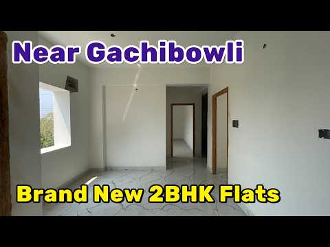 📞9032265050 - Brand New 2BHK Flats for sale near Financial District &amp; Gachibowli