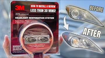 Does this $15 3M Headlight Restoration Kit ACTUALLY Work? | 3M Headlight Restoration Kit Review