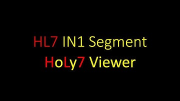 HL7 IN1 Segment HoLy7 Viewer